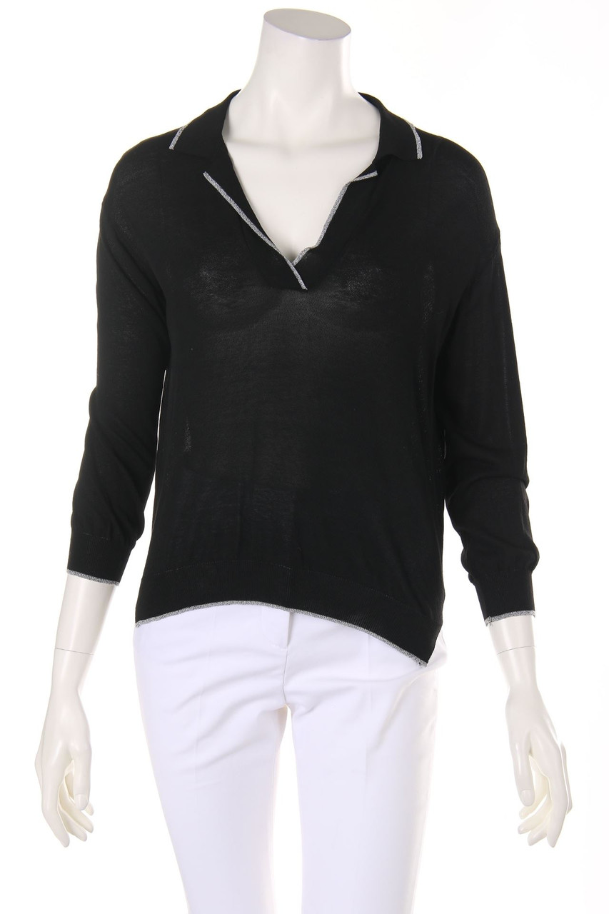 RINASCIMENTO - Flecht-Polo-Pullover aus Viskose-Mix - M