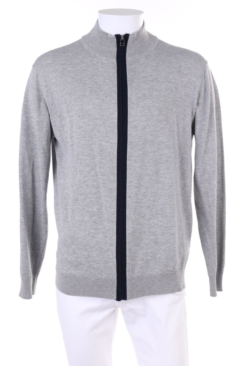 HANBURY - Zipper-Cardigan aus Baumwoll-Mix - 54