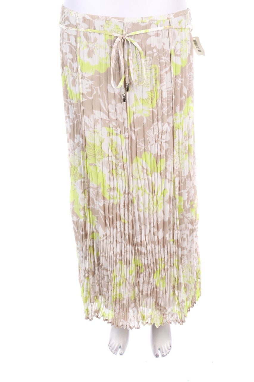 Charles Vögele - Plissé-Rock mit Gürtel - D 40