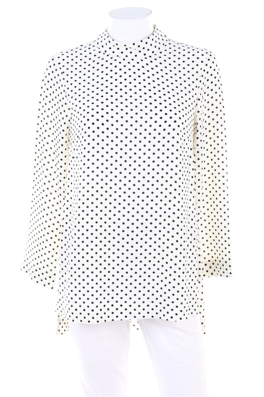 H&M - Vokuhila-Bluse mit Polka Dots - D 34