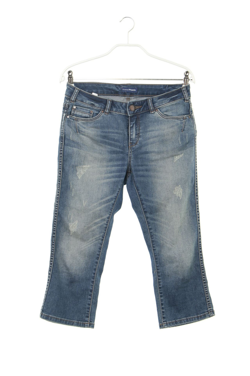 Charles Vögele - Jeans-Capri-Hose im Used Look - D 36