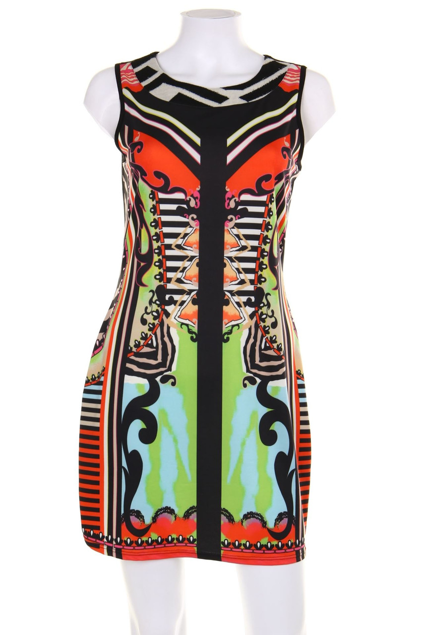 Best Connections - Stretch-Kleid aus Jersey mit Print - D 36