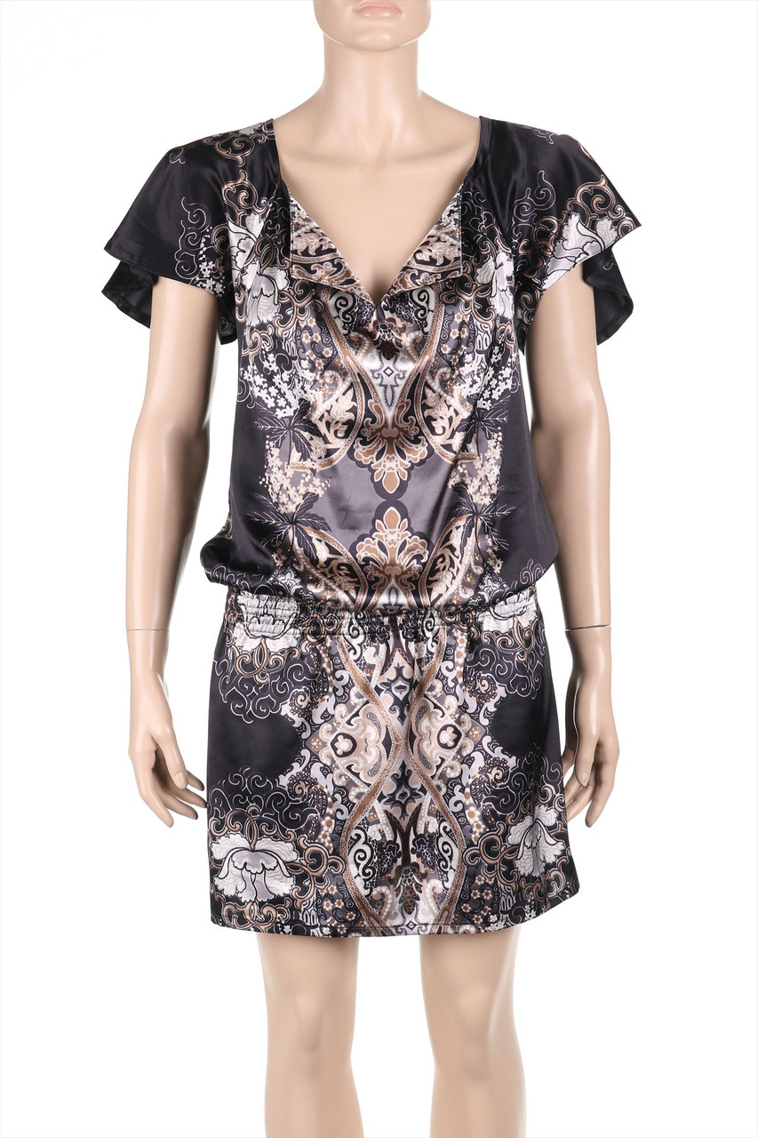 CF SELECTION - Kleid mit Logo-Plakette - D 36