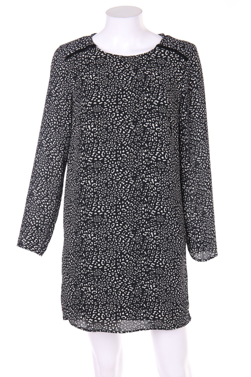 Bershka - Shift-Shift-Kleid mit Leo-Print - M