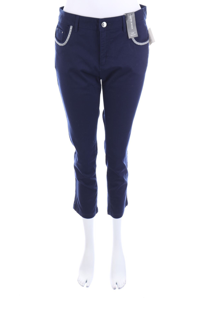 DAVID JONES - Hose mit Stickereien - M