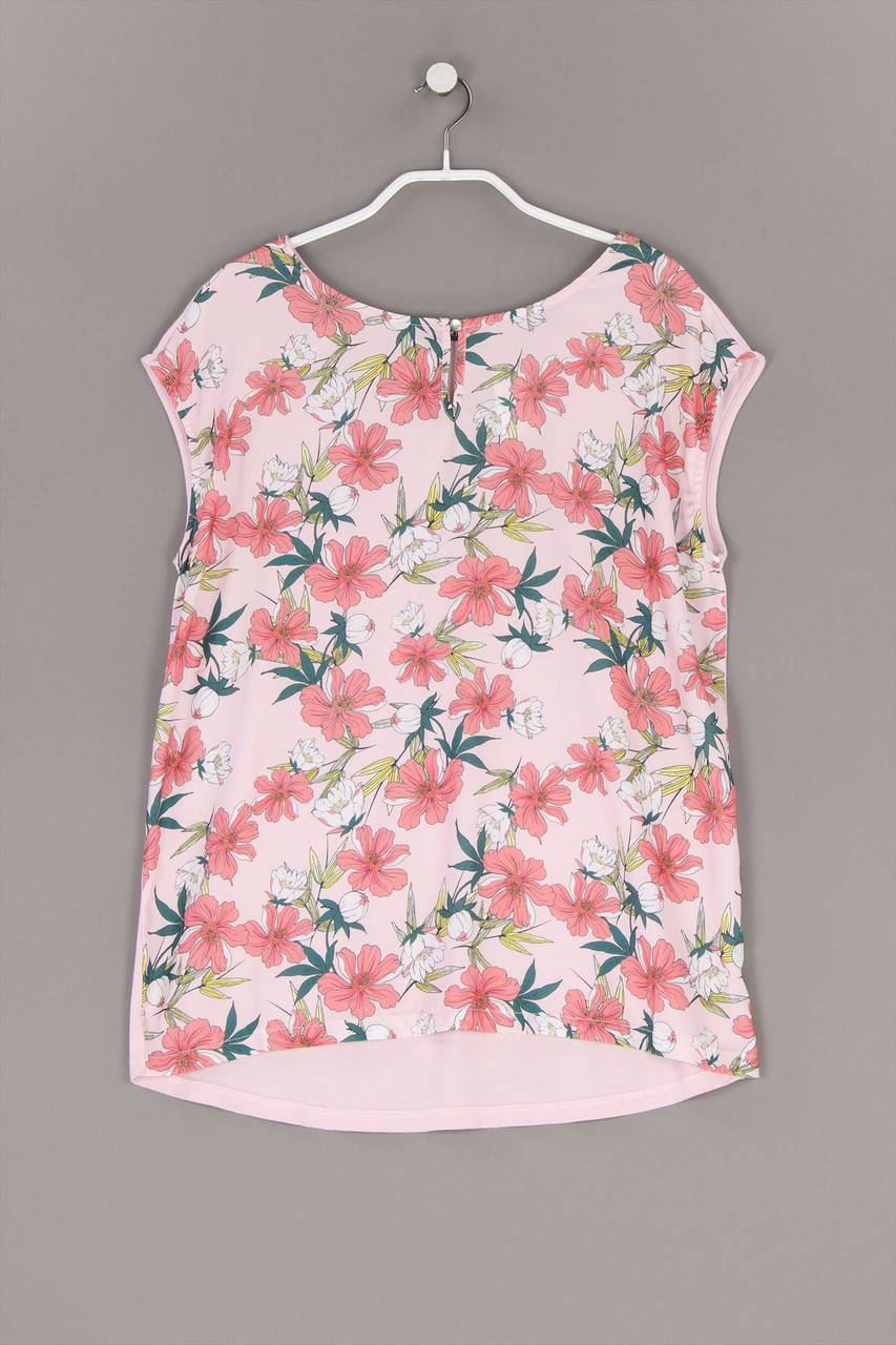 ESPRIT - T-Shirt mit Blumen-Print - M