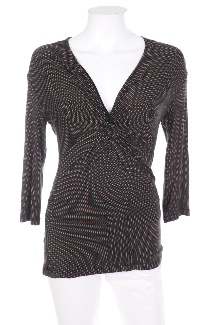 NAVYBOOT - 3/4-Arm-Shirt aus Baumwoll-Mix mit Drapierung - M