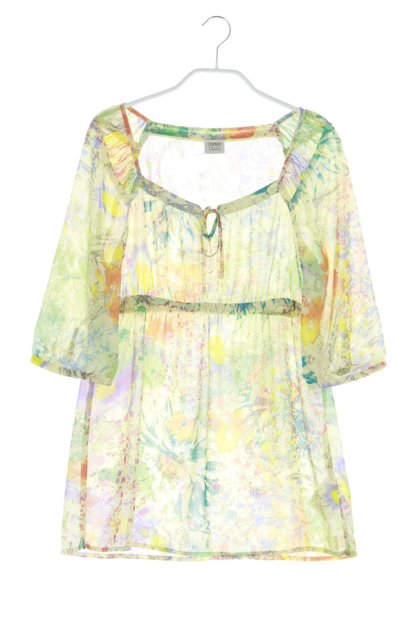 ESPRIT - Tunika-Bluse mit 3/4-Ärmel mit Blumen-Print - D 36