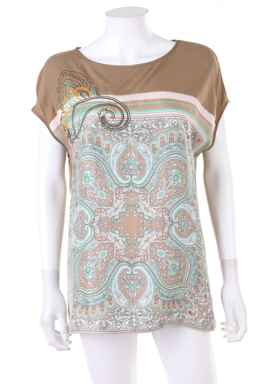 LUISA CERANO - Kurzarm-Shirt mit Print - D 38-40