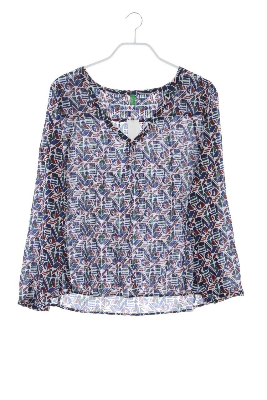 UNITED COLORS OF BENETTON - Bluse aus Baumwolle mit Print - S