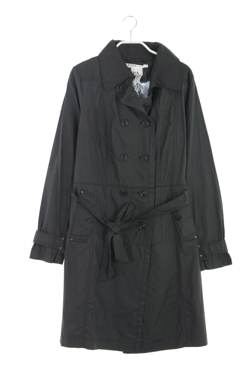 NILE atelier - Trenchcoat mit Gürtel aus Baumwolle - S