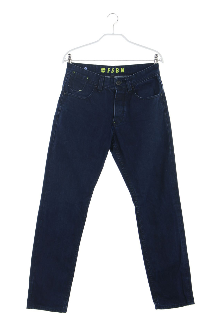 FSBN - Dark Denim Tapered Jeans mit Logo-Patch - W30