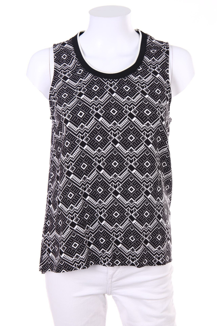 chris line casual - Top aus Viskose mit Print - M