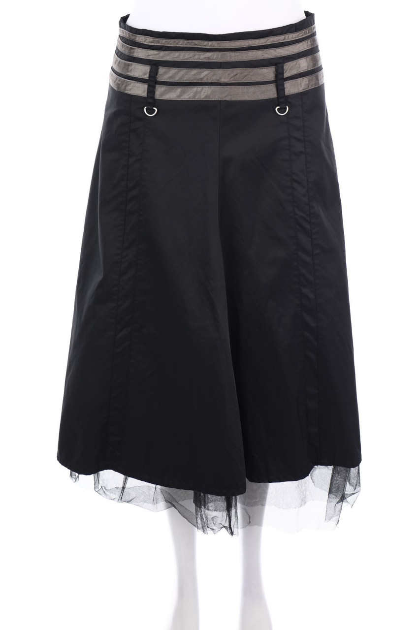 VILA - Midirock in A-Linie - S