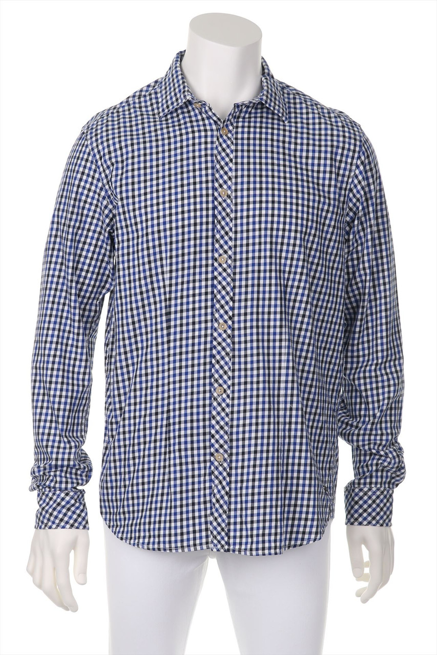 SCOTCH & SODA - kariertes Hemd aus Baumwolle mit Logo-Plakette - L