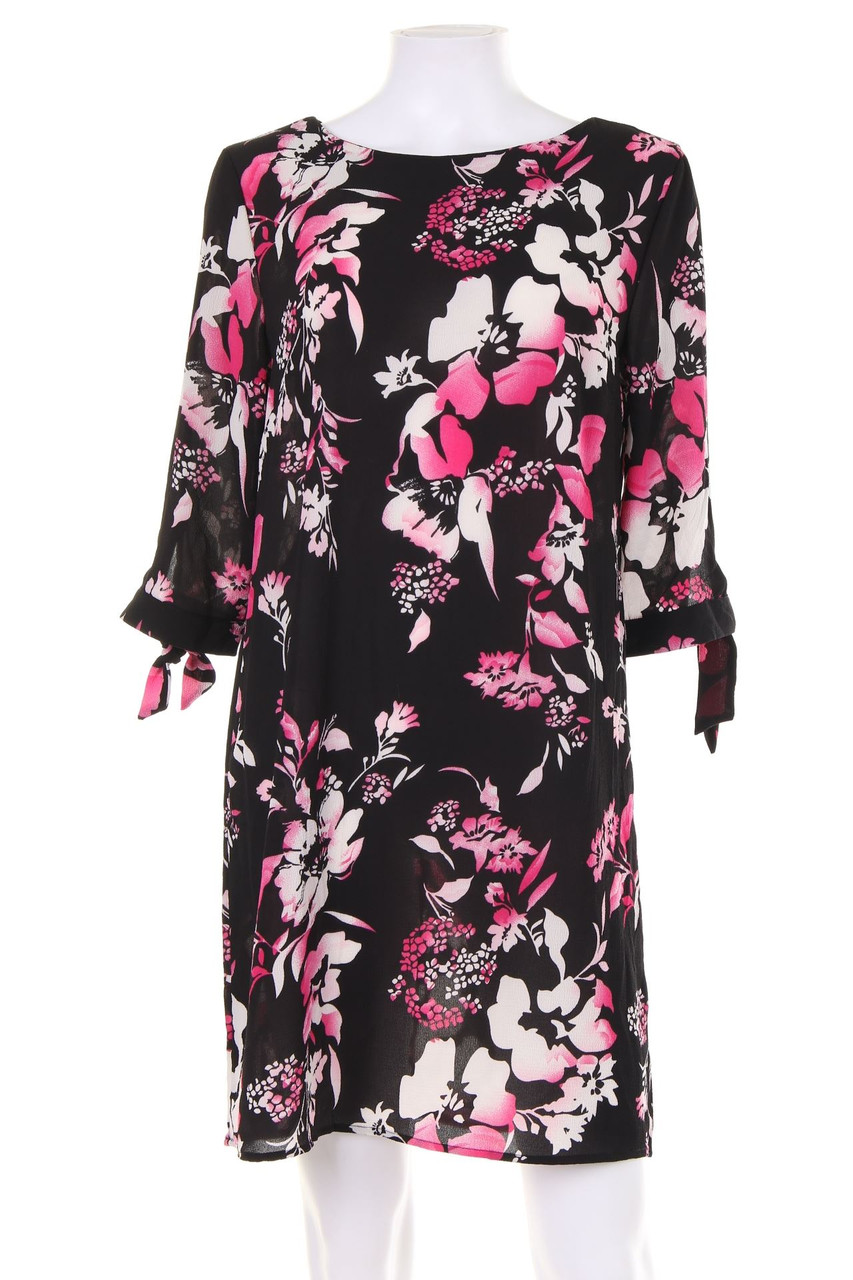 Ohne Label - Kleid mit Blumen-Print - M