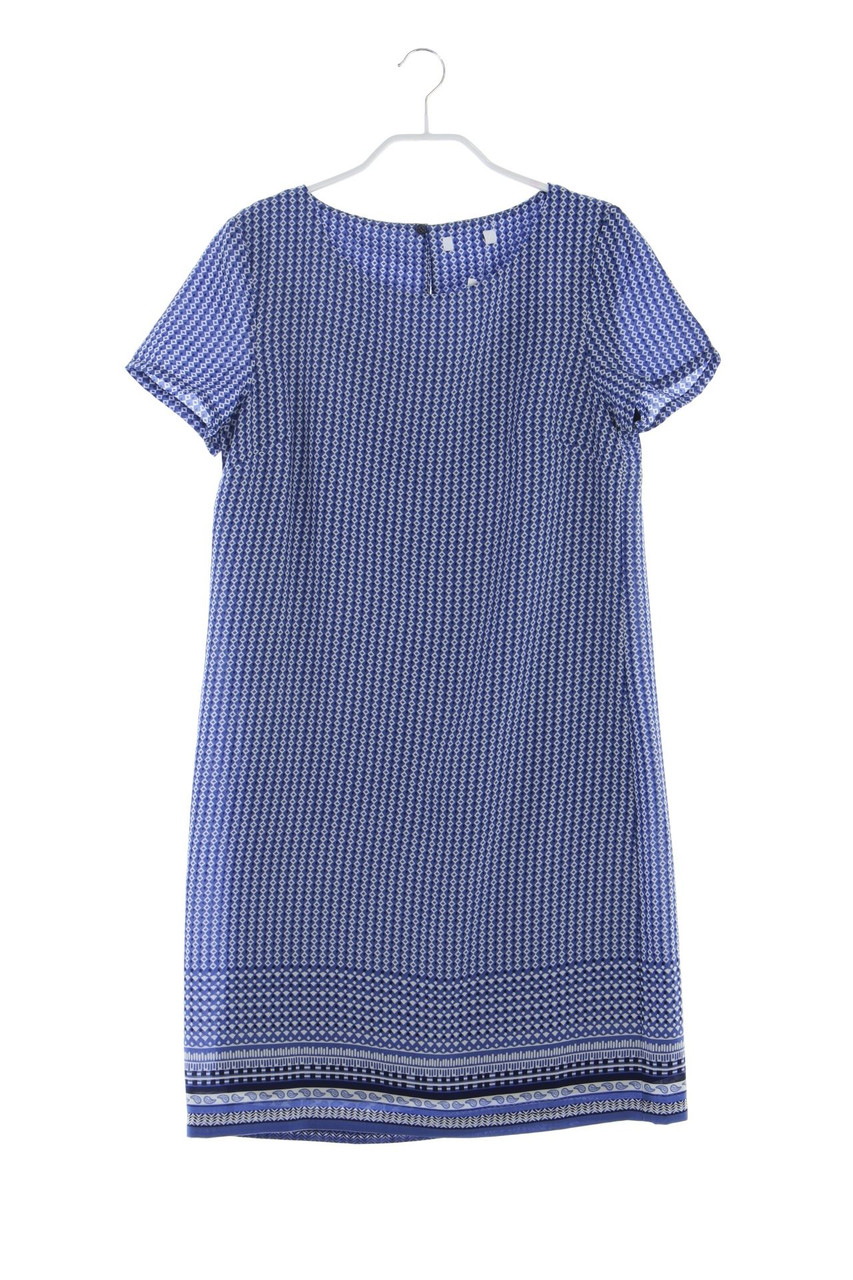 Ohne Label - Shift-Shift-Kleid mit Print - XS