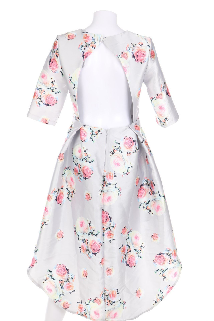 Chi Chi LONDON - Vokuhila-Kleid mit Blumen-Print - D 38