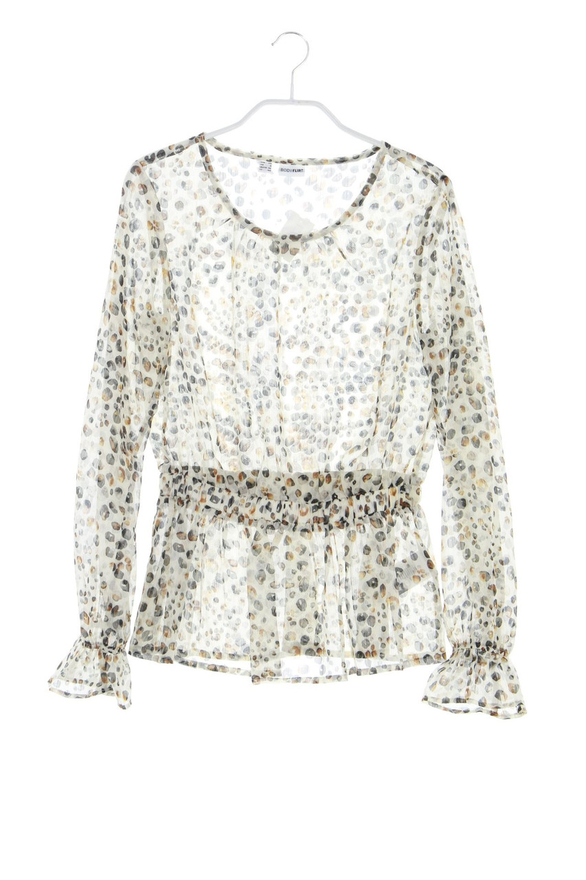 BODYFLIRT - Chiffon-Bluse mit Gummizug mit Punkten - D 34