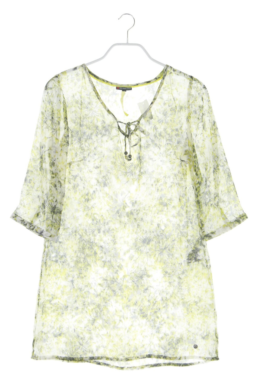 Street One - Tunika-Bluse mit floralem Muster mit 3/4-Ärmel - D 38