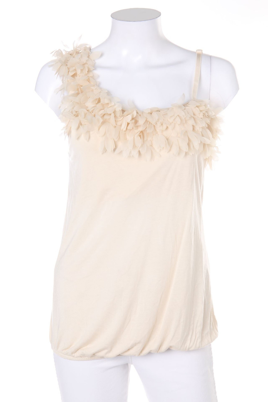 AMISU - Top aus Jersey mit Applikationen - D 34