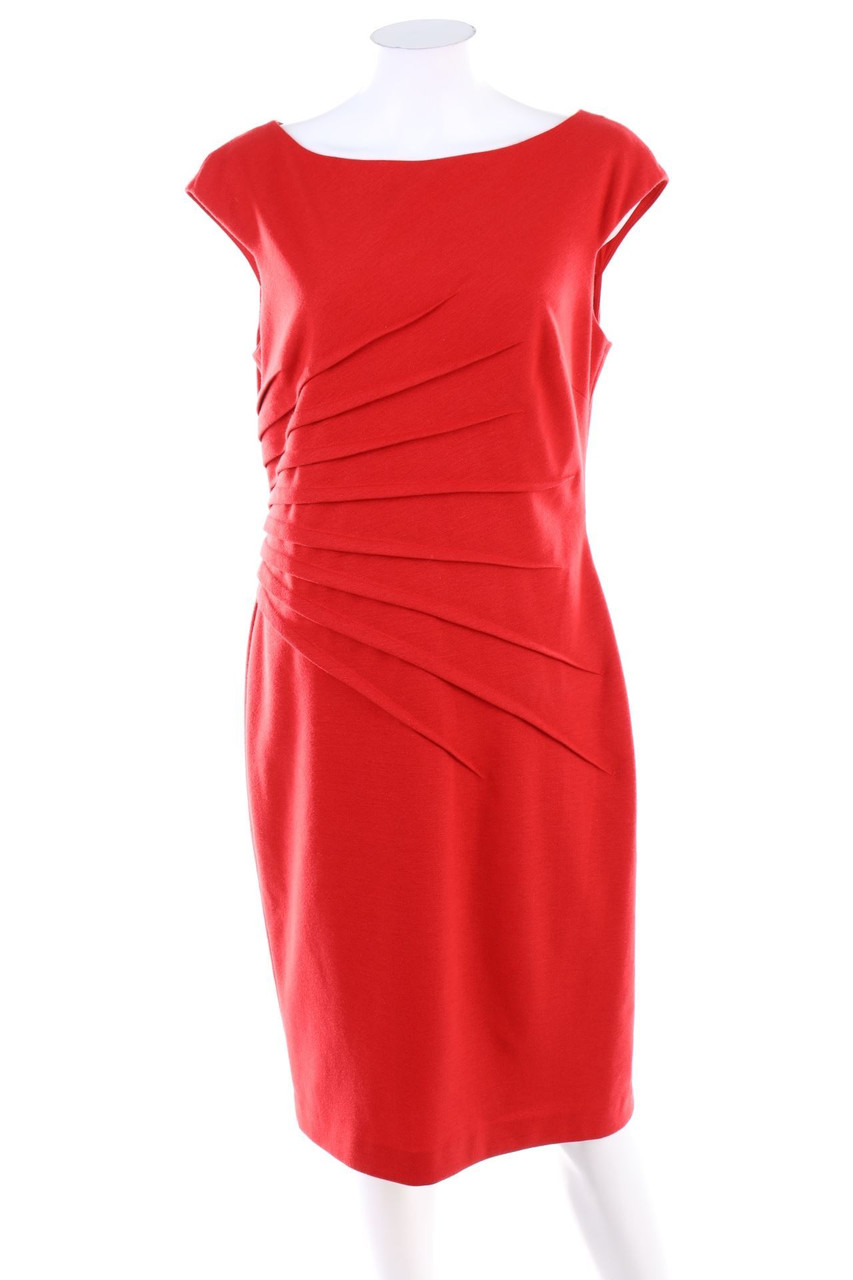 DAVID MEISTER - Etui-Etui-Kleid mit Falten - D 42