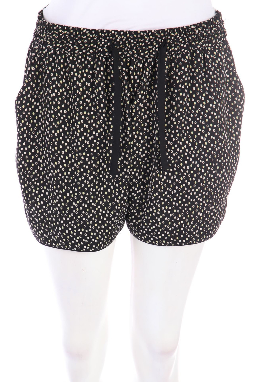 MAISON SCOTCH - Print-Faux Leather-Shorts mit Tunnelzug mit Logo-Plakette - S