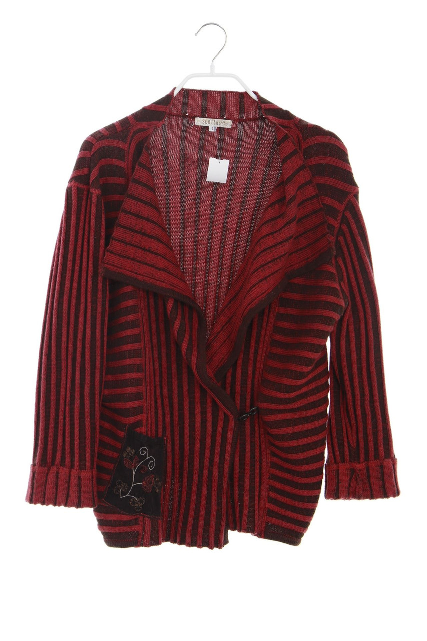 Scottage - Cardigan aus Woll-Mix mit Stickereien - D 40-42