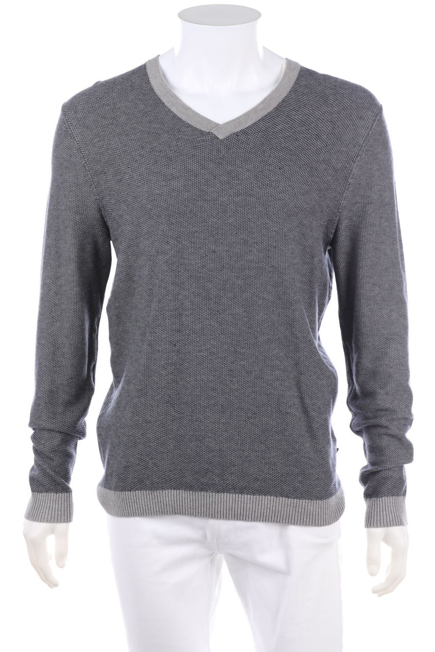 BOSS HUGO BOSS - Baumwoll-Pullover mit Seide - XL