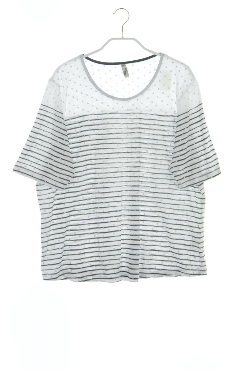 m.x.o. - Kurzarm-Shirt mit Streifen - XXL