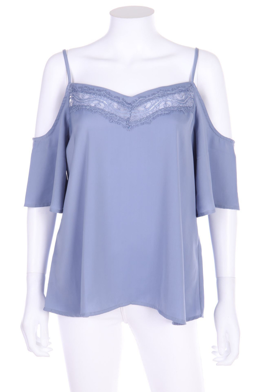 ONLY - Träger-Top mit Spitzen-Einsatz - D 40