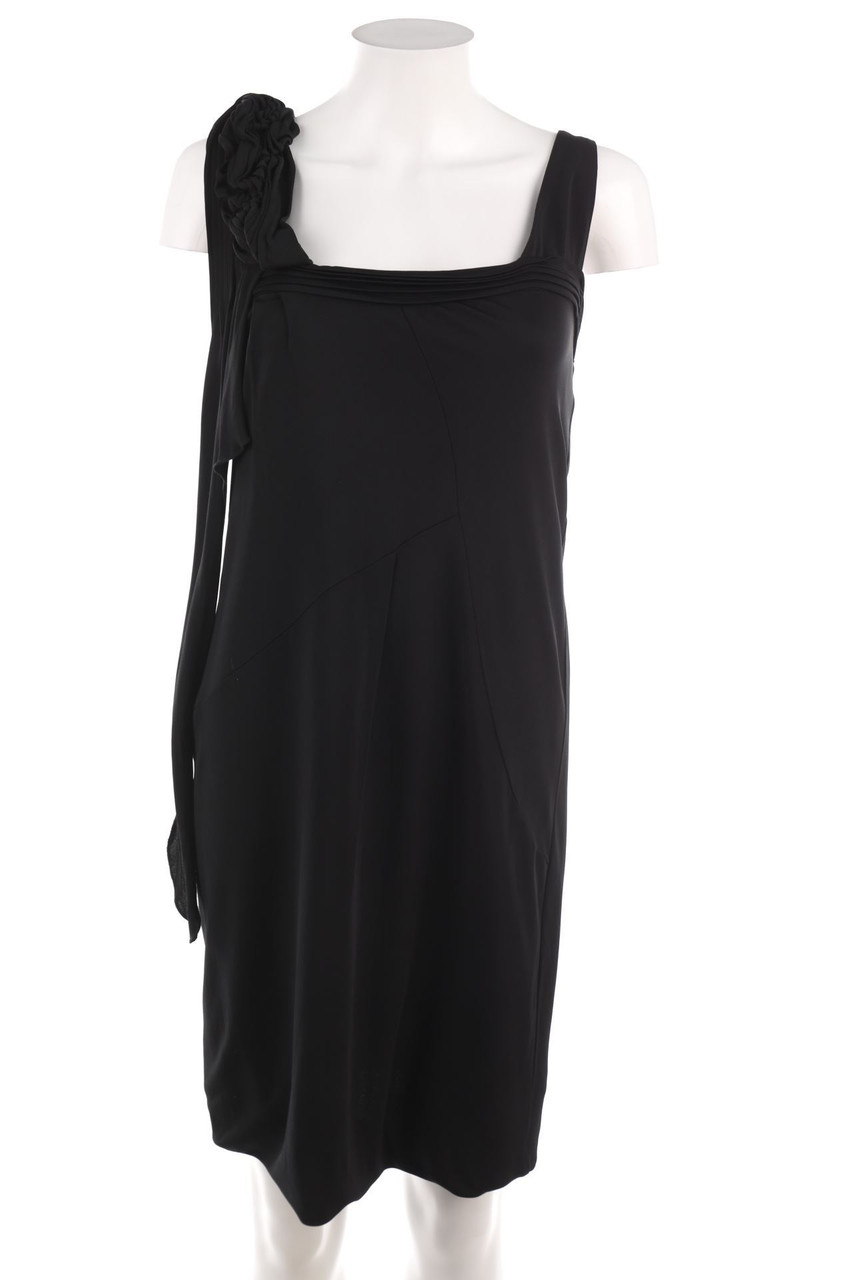 LIU JO - Shift-Kleid aus Viskose mit Strass-Logo - D 40