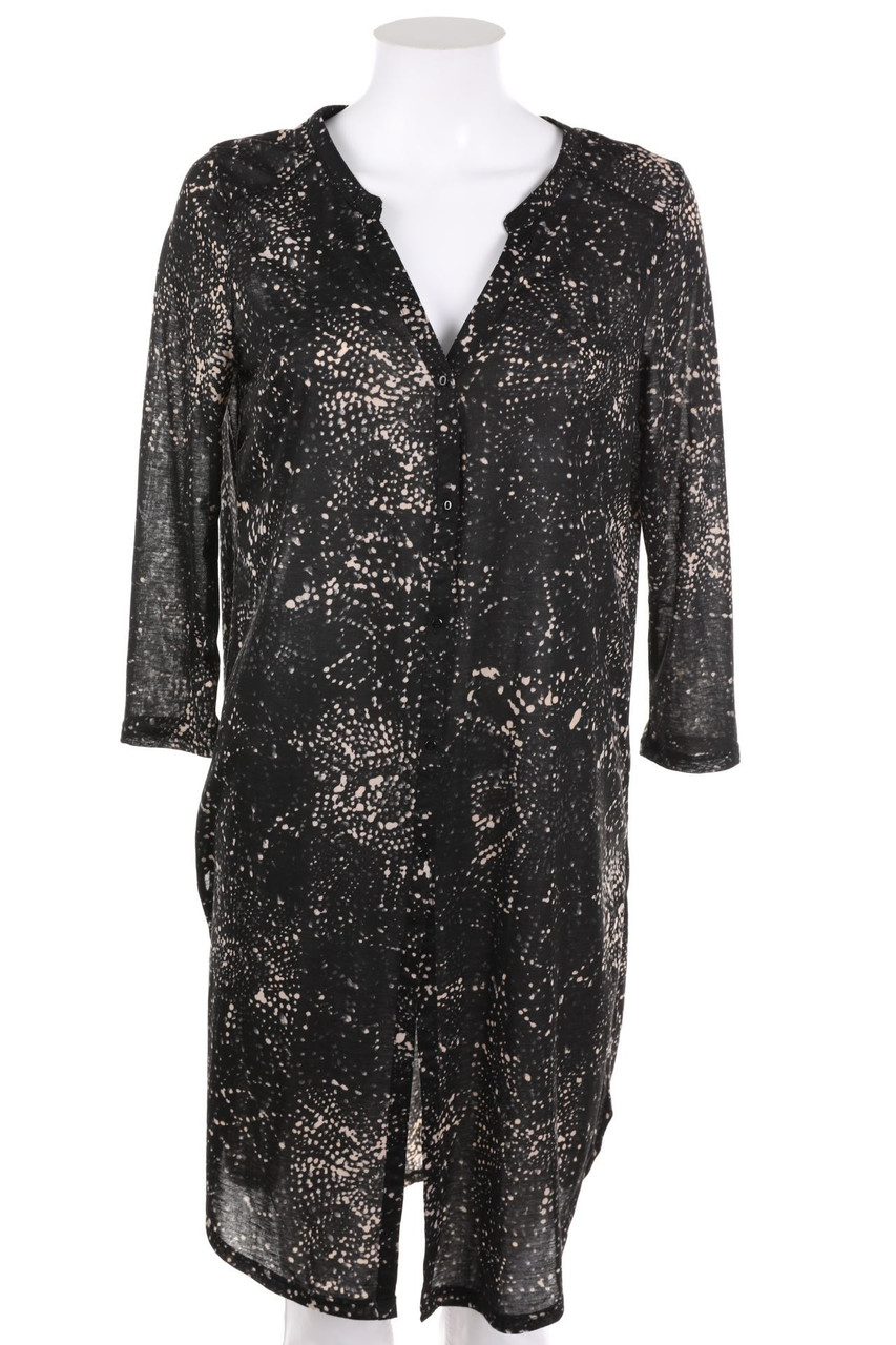 H&M - Muster-Long-Bluse mit 3/4-Ärmel - S