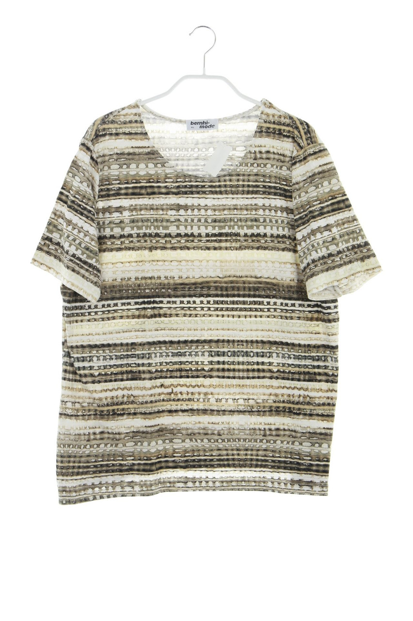 bernhi-mode - Kurzarm-Shirt mit Print aus Viskose mit Stretch - D 46