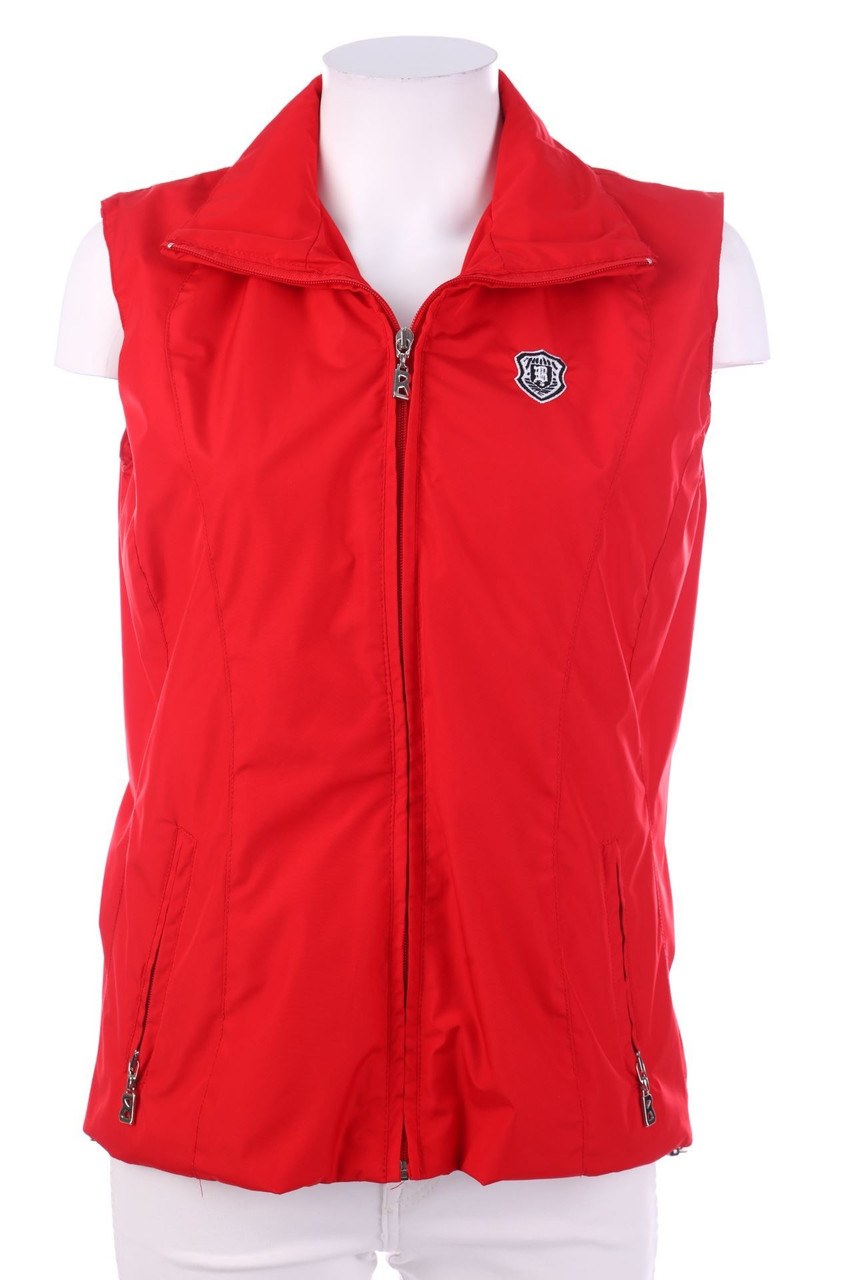 BOGNER - wattierte Weste mit Logo-Stickerei - M