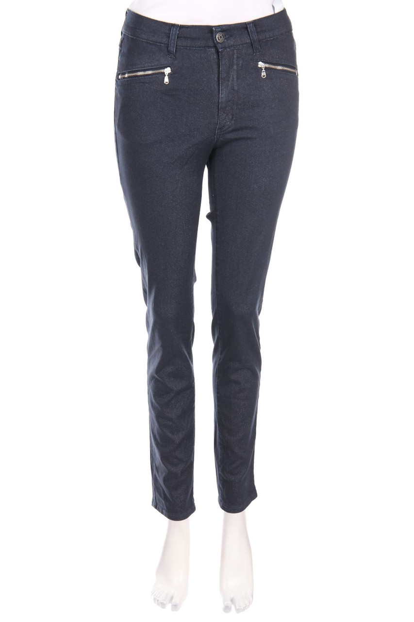 ANGELS - Glitzer-Jeans aus Baumwoll-Mix mit Logo-Patch - D 40