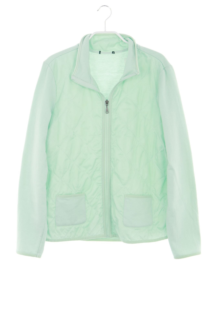 Ohne Label - Stepp-Jacke im Layer Look mit aufgesetzten Taschen - M