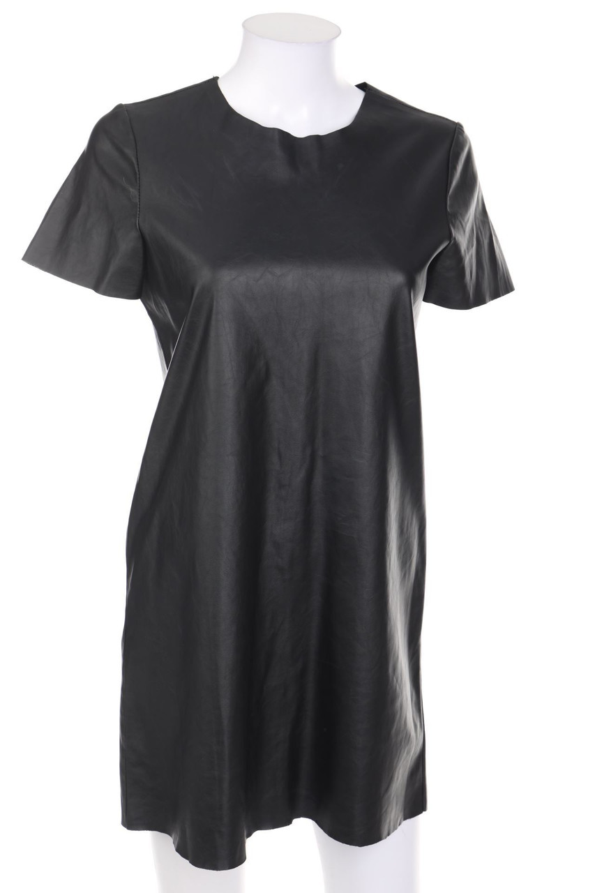 TOPSHOP - Faux Leather-Kleid - D 34