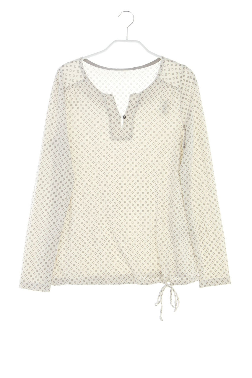 Ohne Label - Longsleeve-Shirt mit Print mit Tunnelzug - D 36