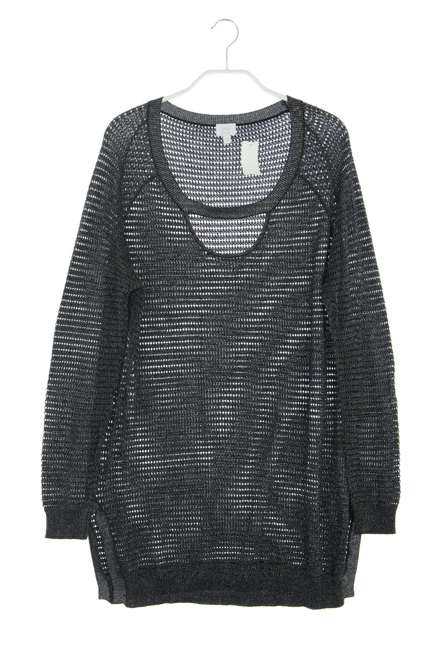 Alba Moda - Glitzer-Strick-Pullover mit Cut-out - D 40