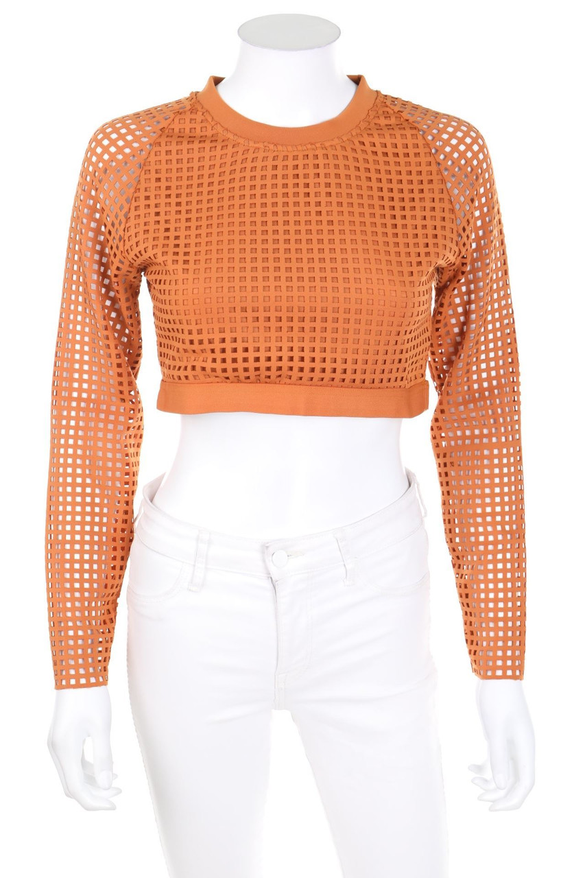 BIK BOK - Cropped-Longsleeve-Shirt mit Cut-outs - M