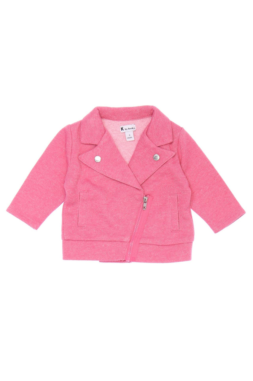 K BY KOOKAI - Glitzer-Jacke mit Reißverschluss - 98