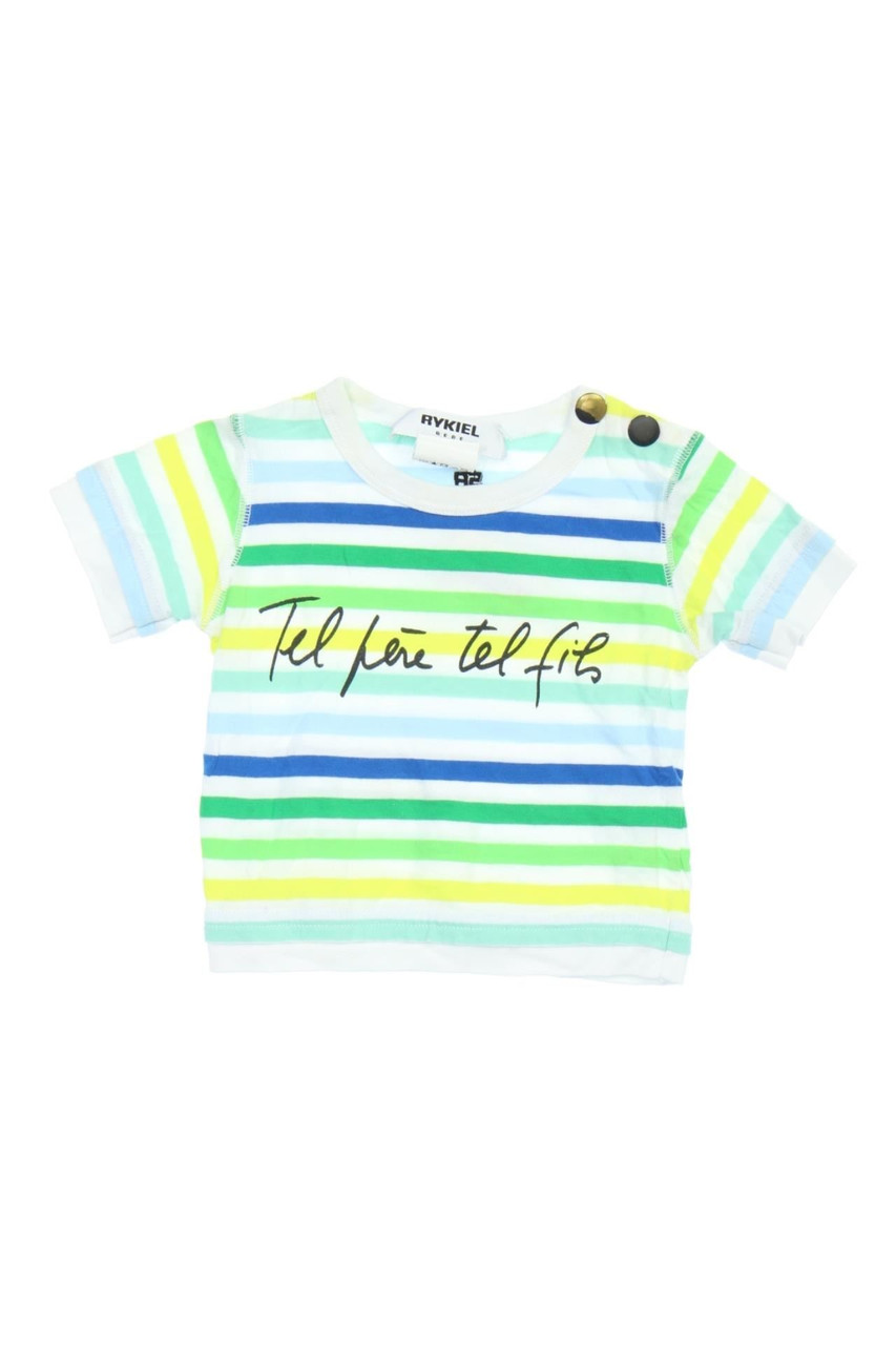 SONIA RYKIEL BÉBÉ - Streifen-T-Shirt mit Logo-Stickerei - 80