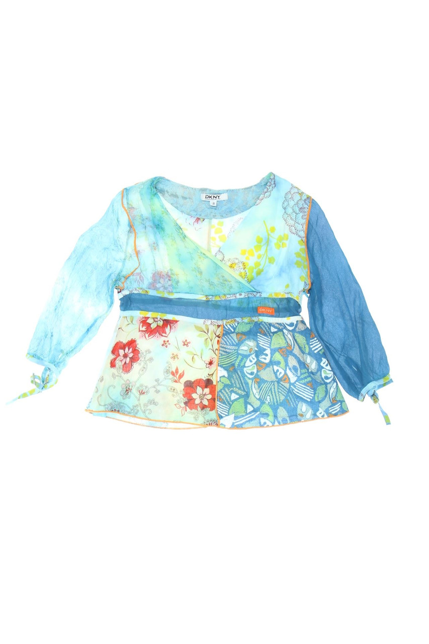 DKNY - Print-Bluse aus Seide - 128