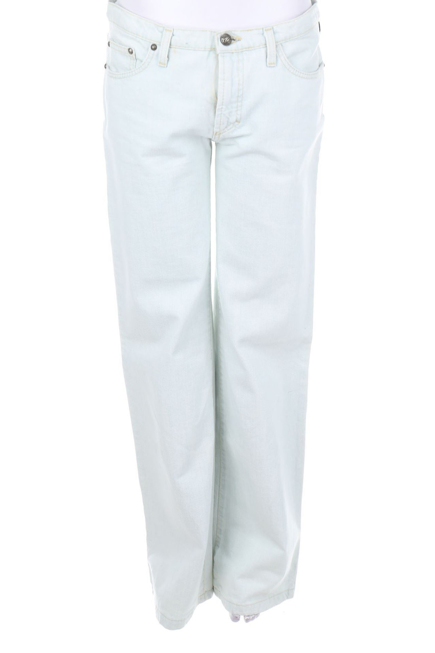 VERSACE JEANS SIGNATURE - Vintage-Bootcut-Jeans aus Baumwolle mit Logo-Badge - W31