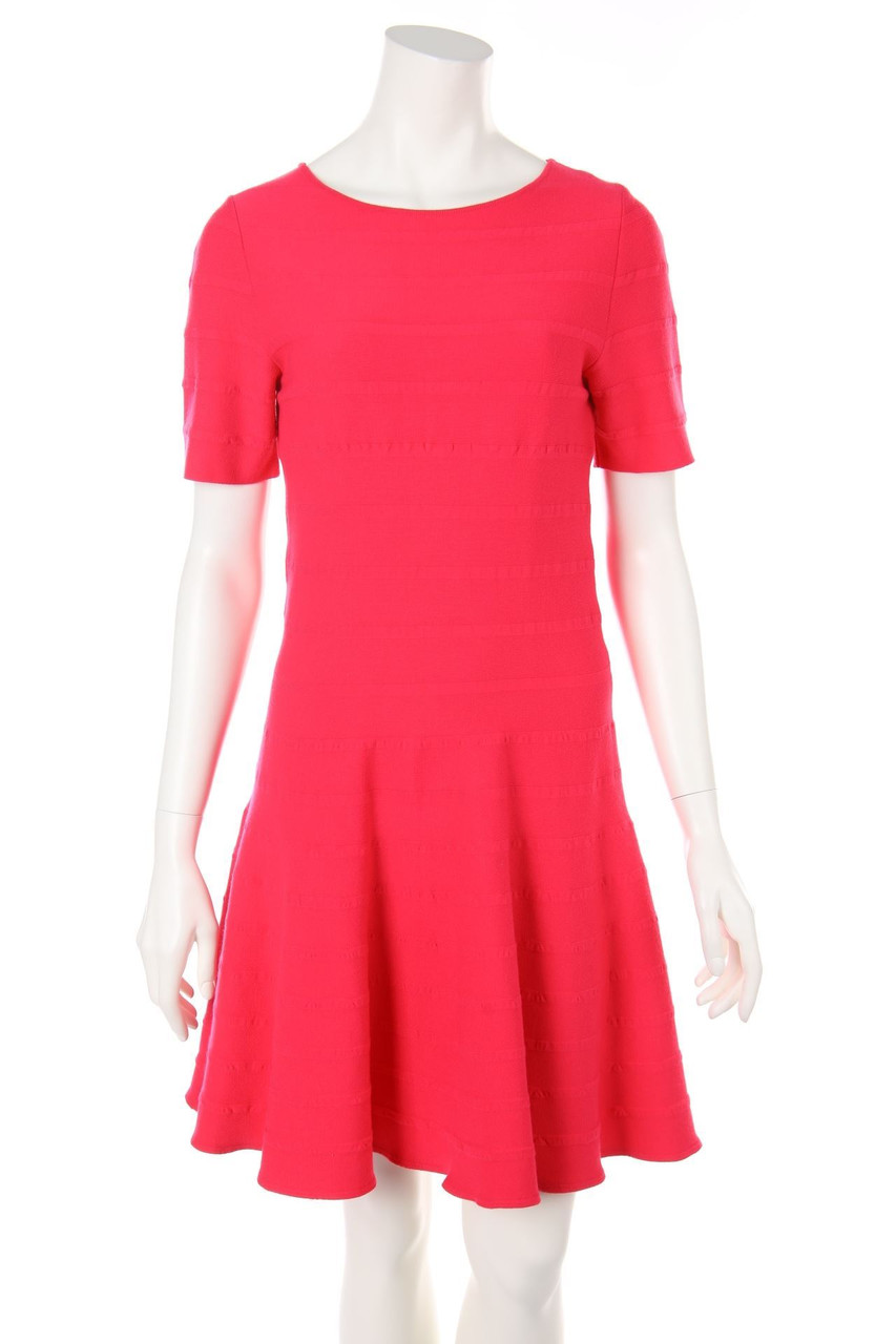 BLUMARINE - Kleid aus Viskose-Mix mit Logo-Applikation - D 40