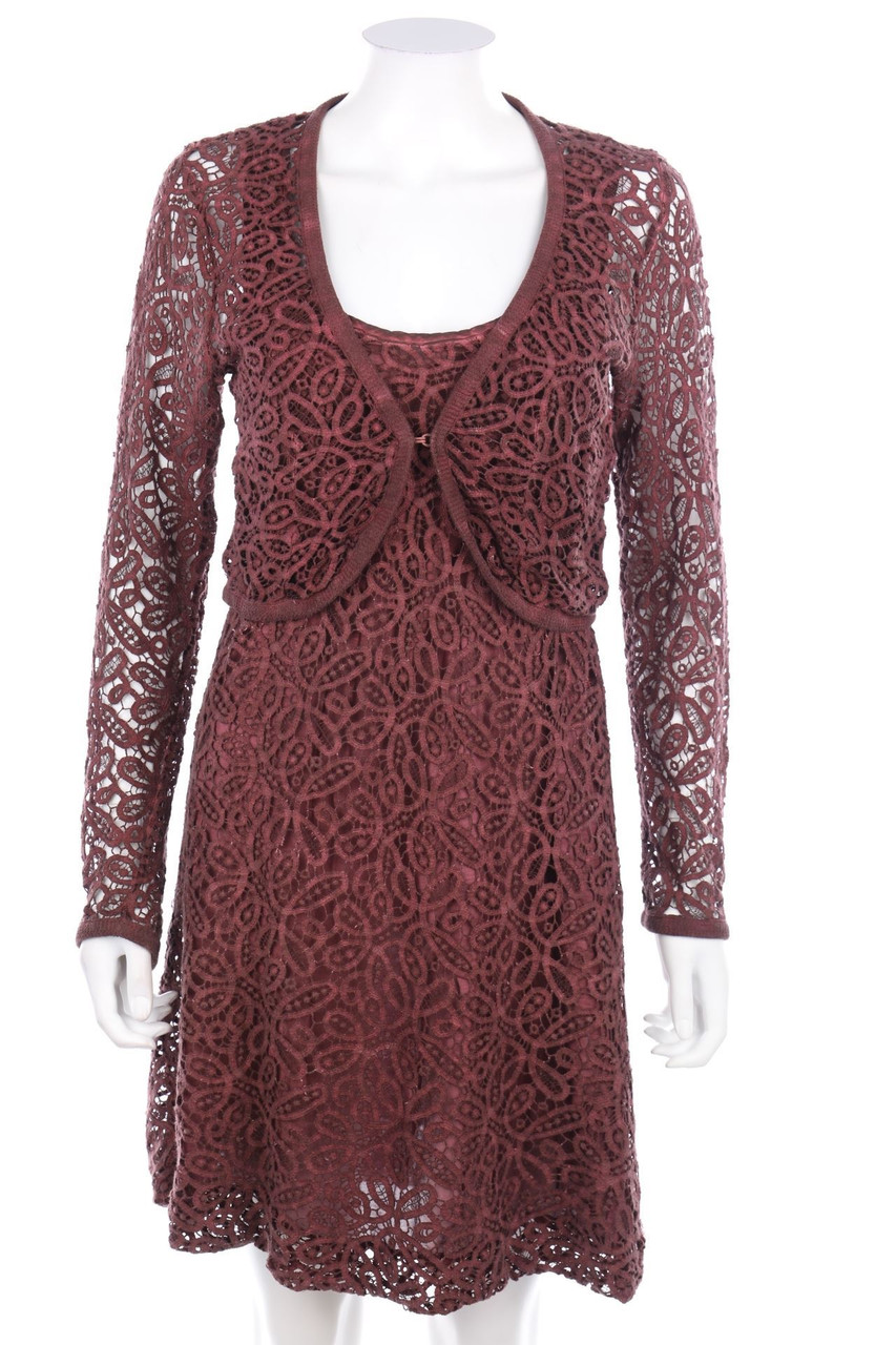 NILE - Garment Dyed-Kombination aus Spitze mit Seide - S