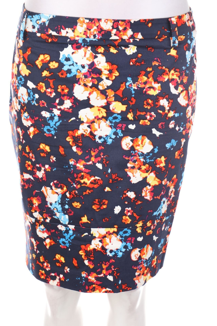 TOMMY HILFIGER - Rock aus Baumwoll-Mix mit Blumen-Print - D 38
