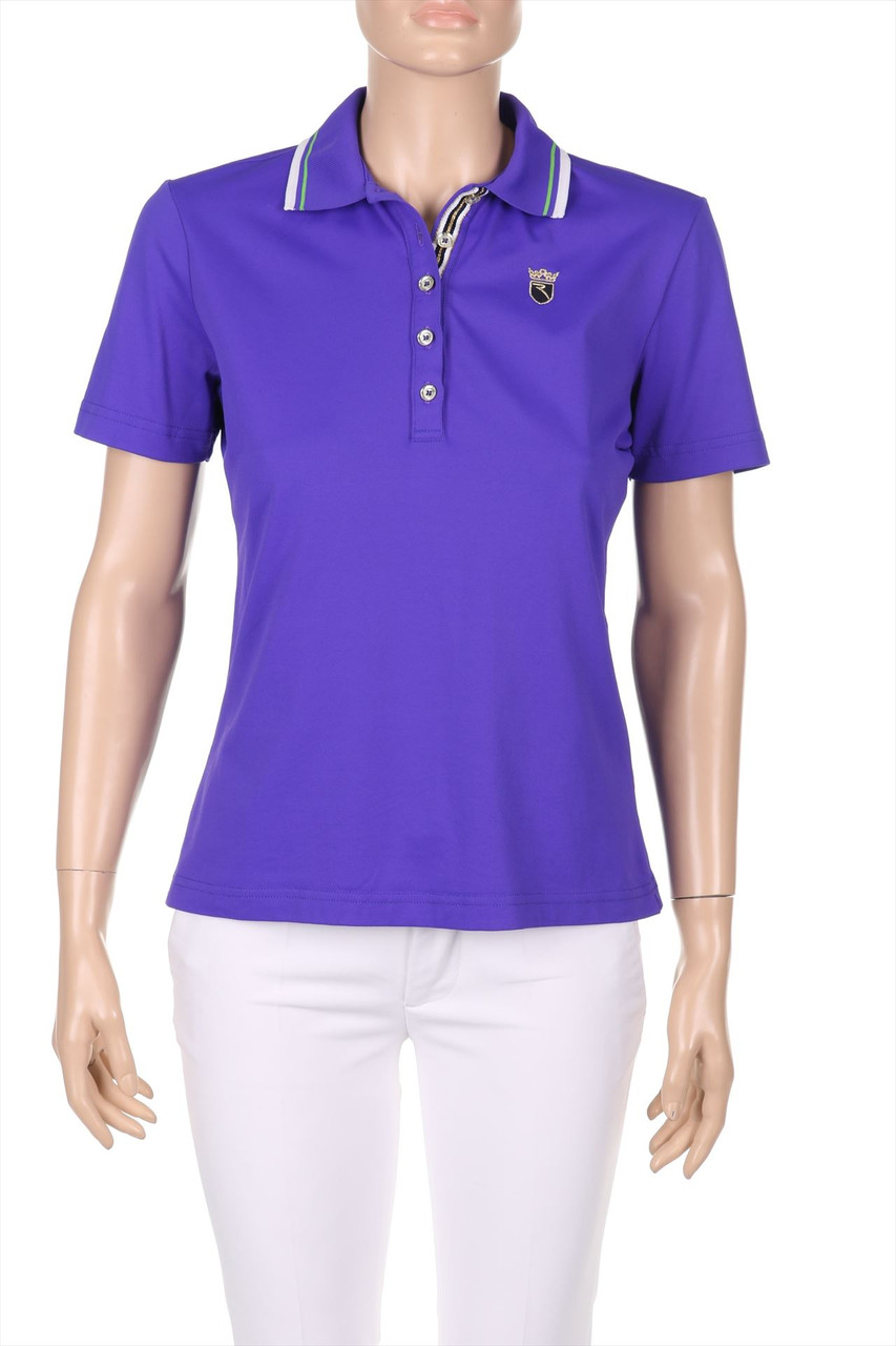 CHERVÒ - Polo-Shirt mit Logo-Stickerei - D 38