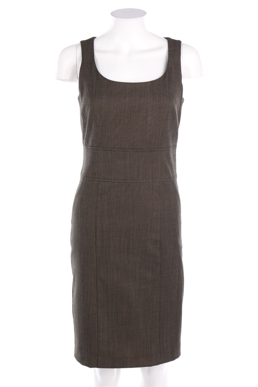 comma - Etui-Kleid mit Viskose mit Schlitz - D 34